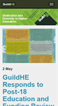 Mobile Screenshot of guildhe.ac.uk